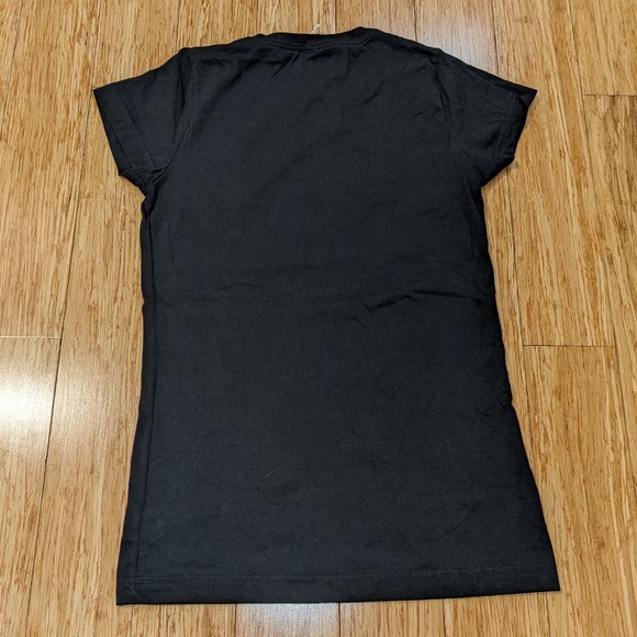 TeeTurtle Black Fitted Stabby the Unicorn Graphic T Shirt Women's Size M NWOT - Picture 4 of 7